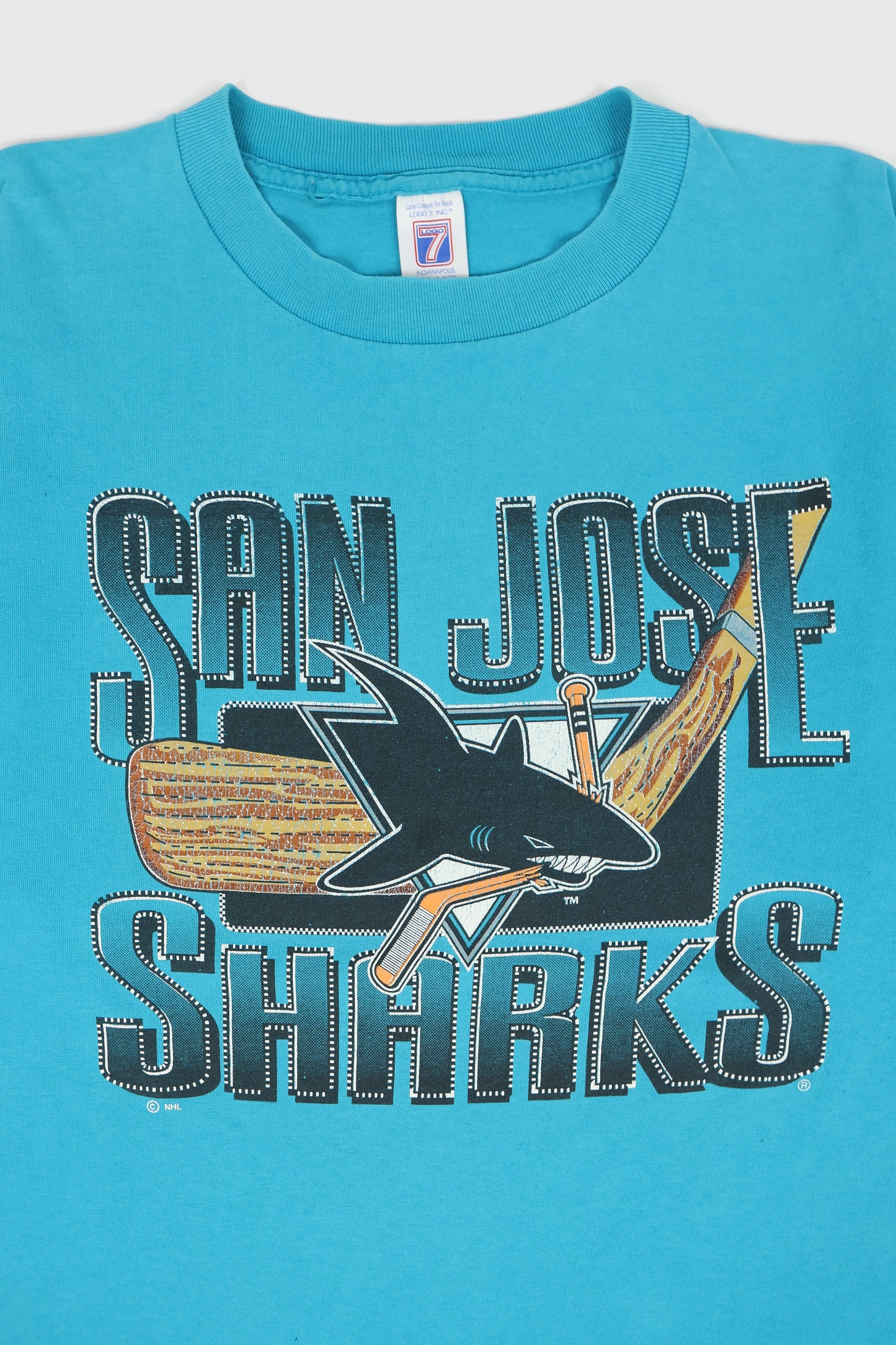Vintage San Jose Sharks Tee Image 1