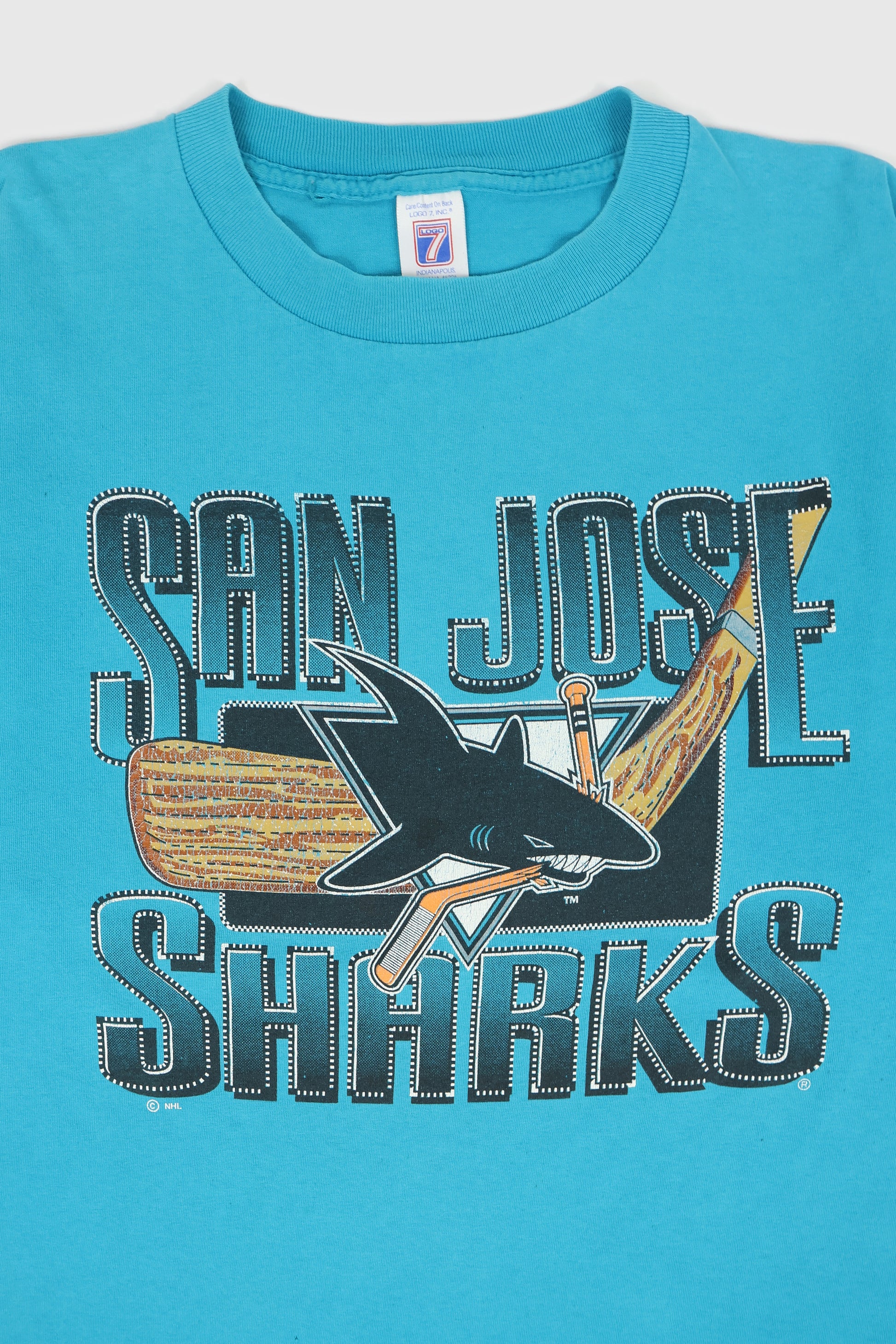 Vintage San Jose Sharks Tee Image 1