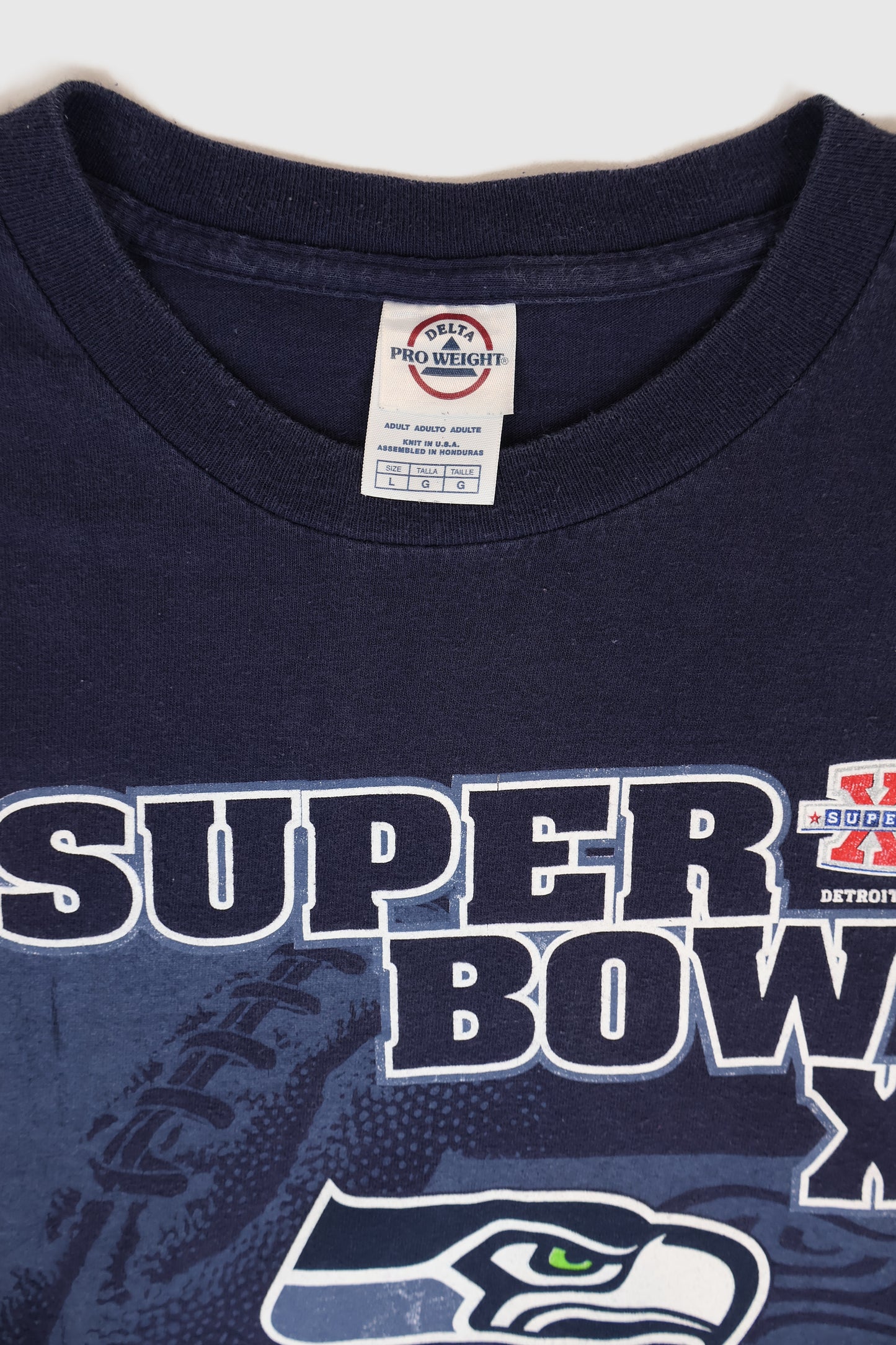 Vintage Seattle Seahawks 2005 NFC Champions Long Sleeve Tee Image 2