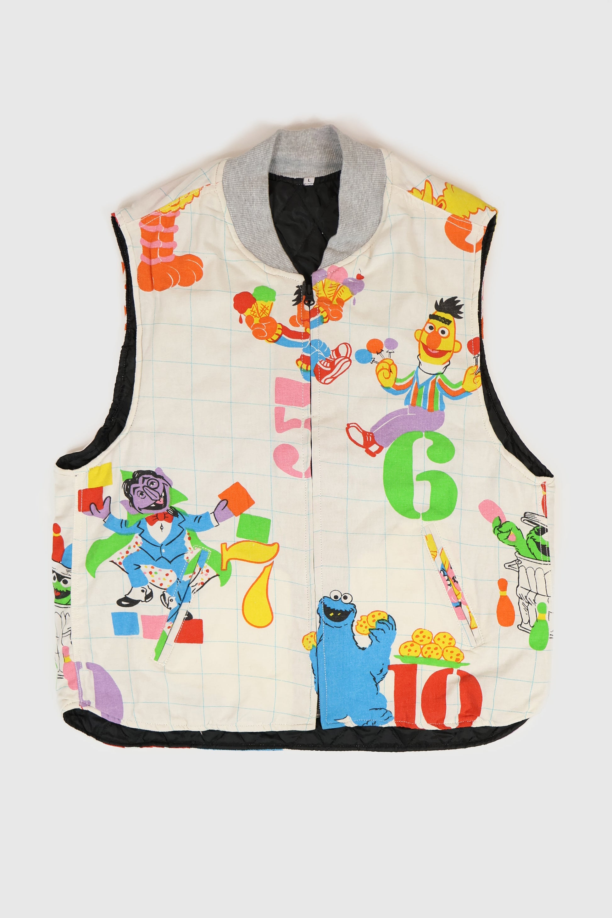 Vintage Reworked Seasame Street Vest Image 0
