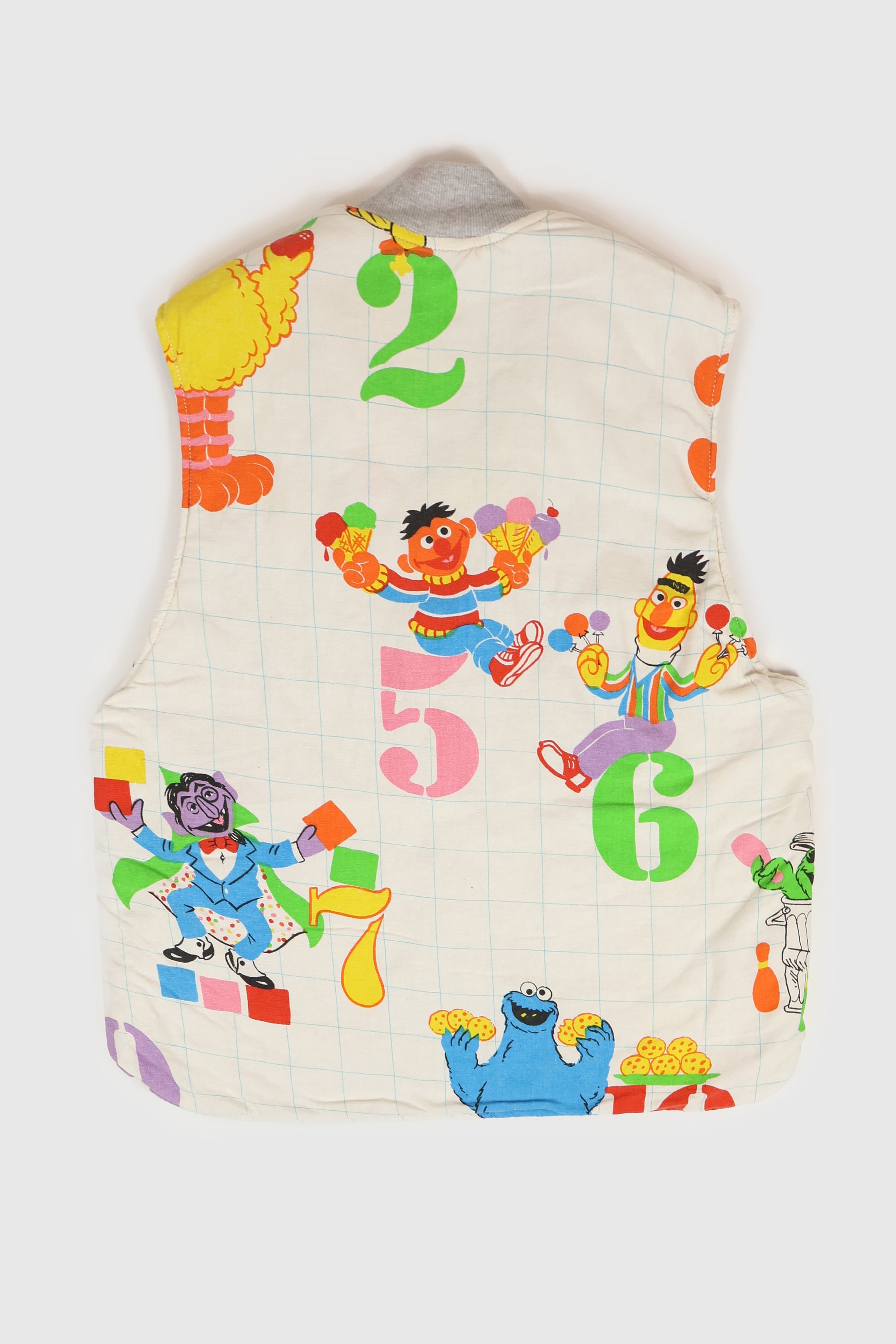 Vintage Reworked Seasame Street Vest Image 1