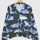 Reworked Shark Pattern Quilt Full Zip Jacket