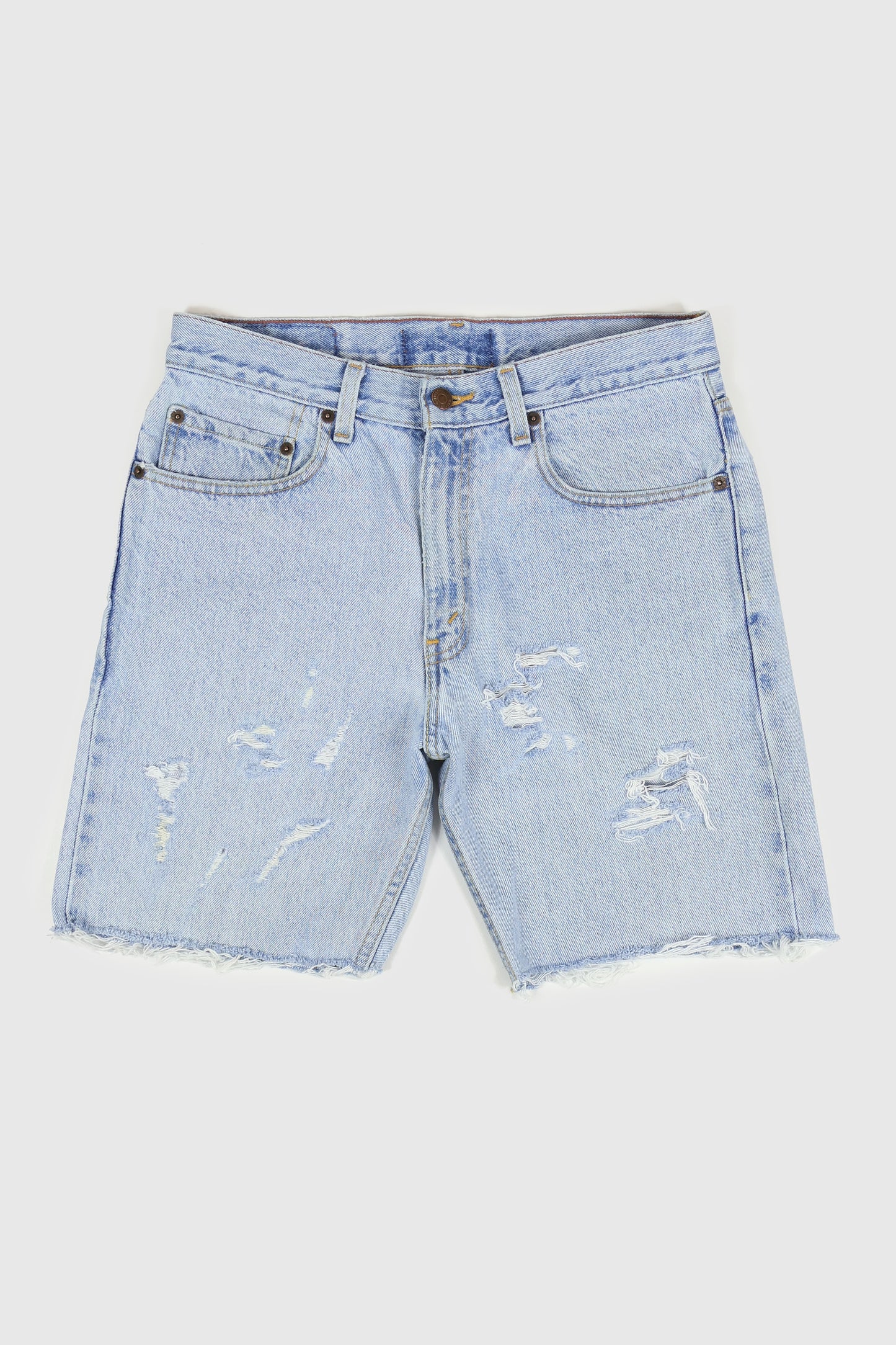 Vintage Distressed Denim Short Image 0