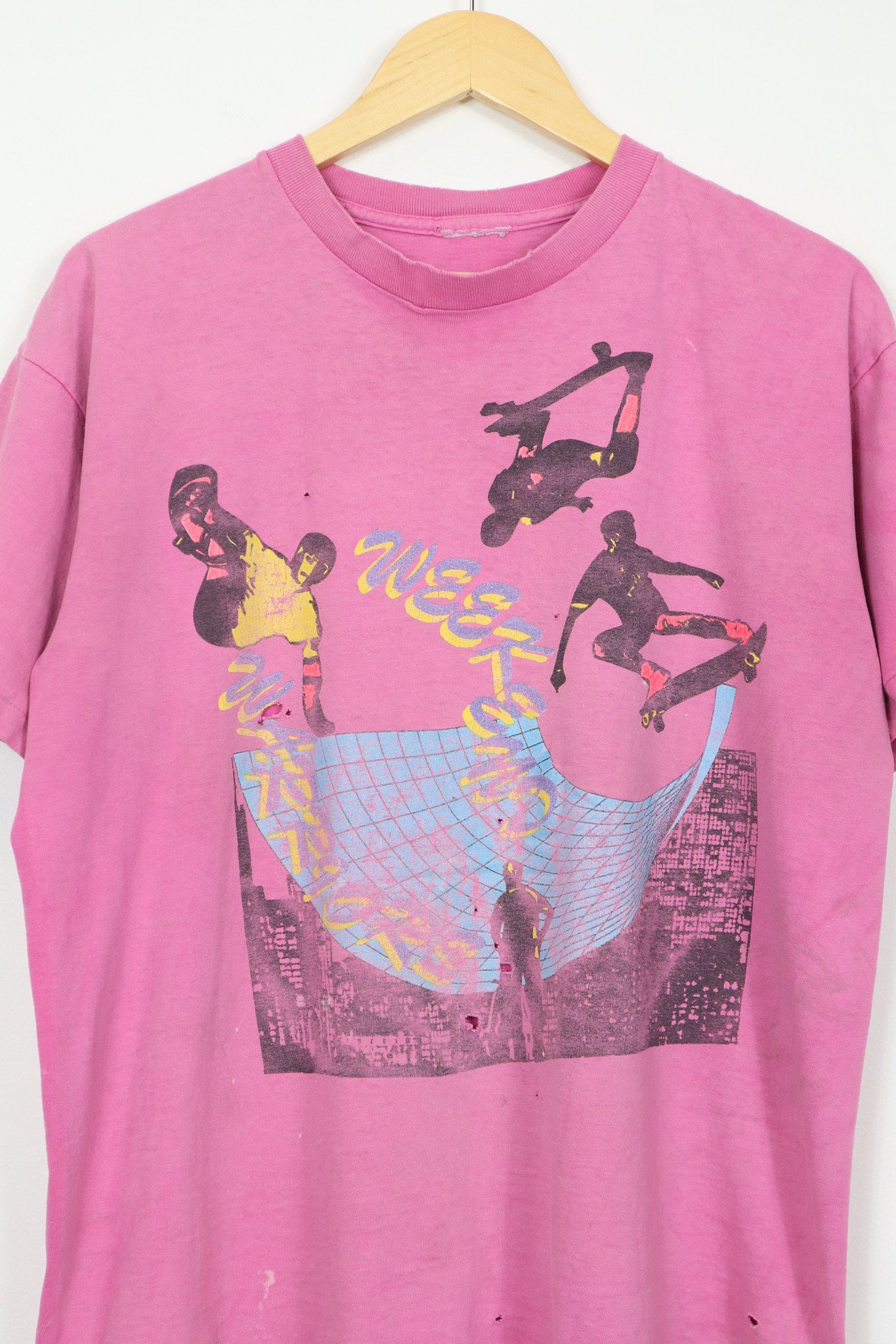 Vintage Distressed Weekend Warriors Skateboarding Tee