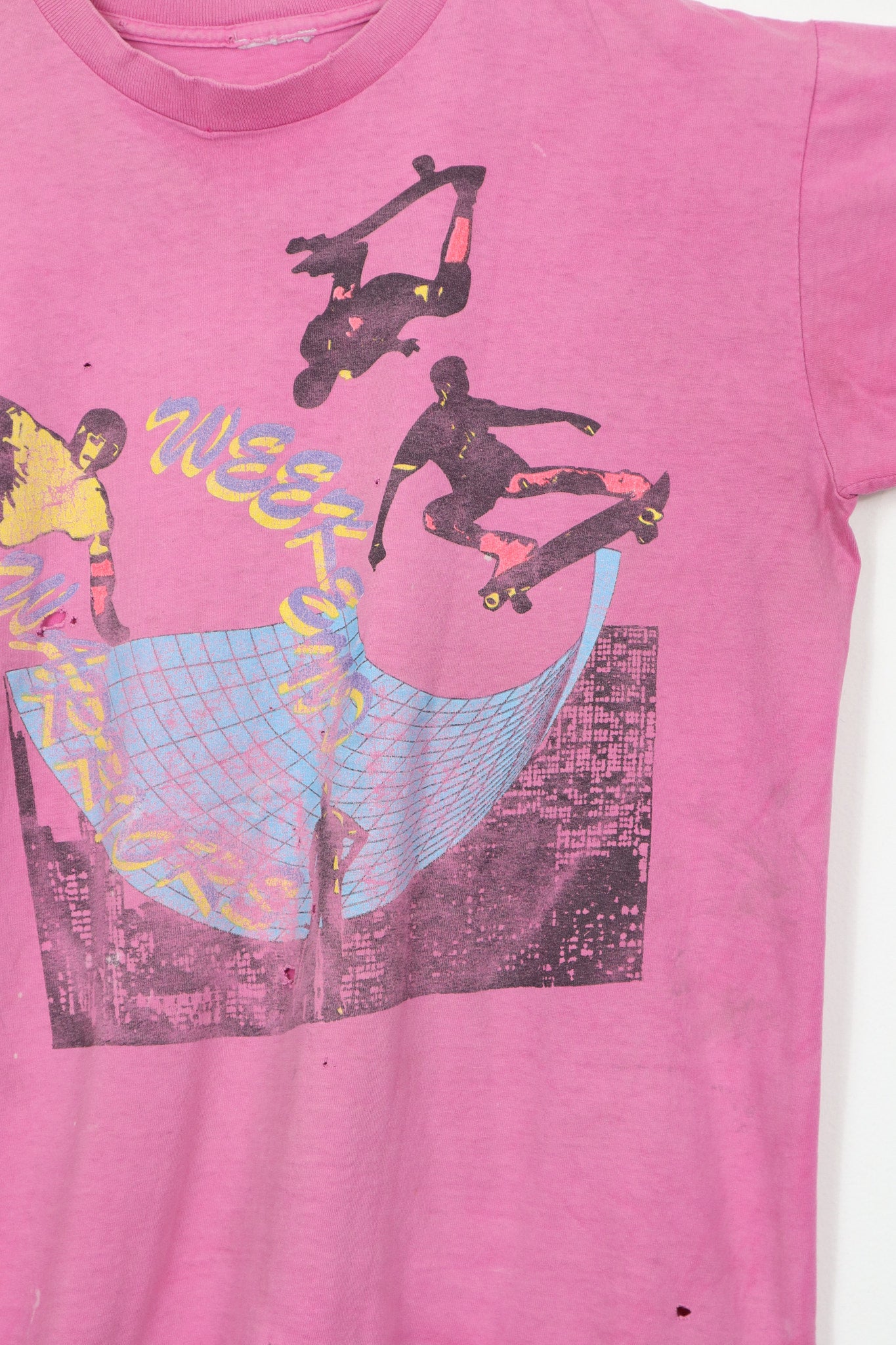 Vintage Distressed Weekend Warriors Skateboarding Tee