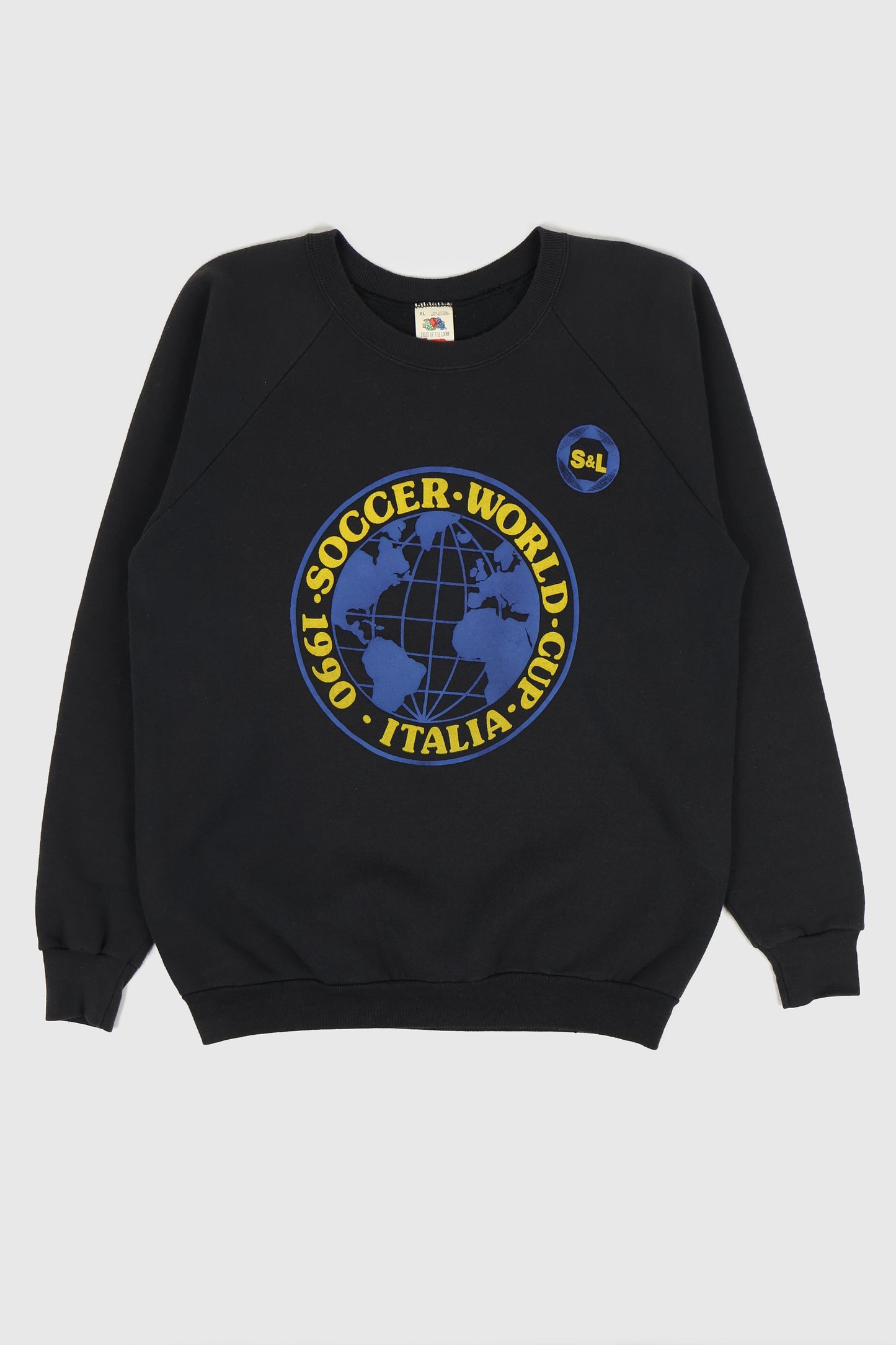 Vintage 1990 Italy World Cup Soccer Crewneck Image 0