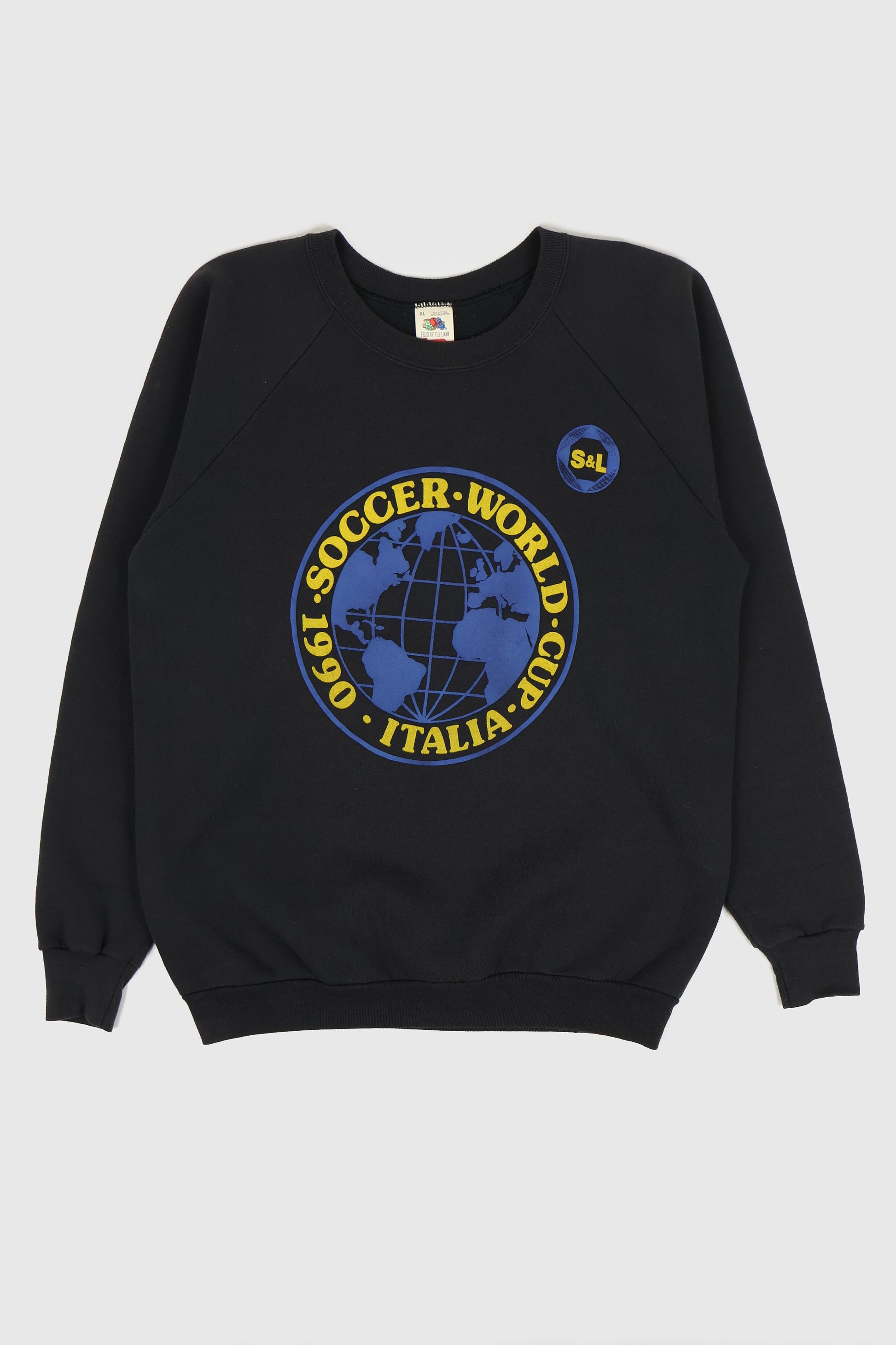Vintage 1990 Italy World Cup Soccer Crewneck Image 0
