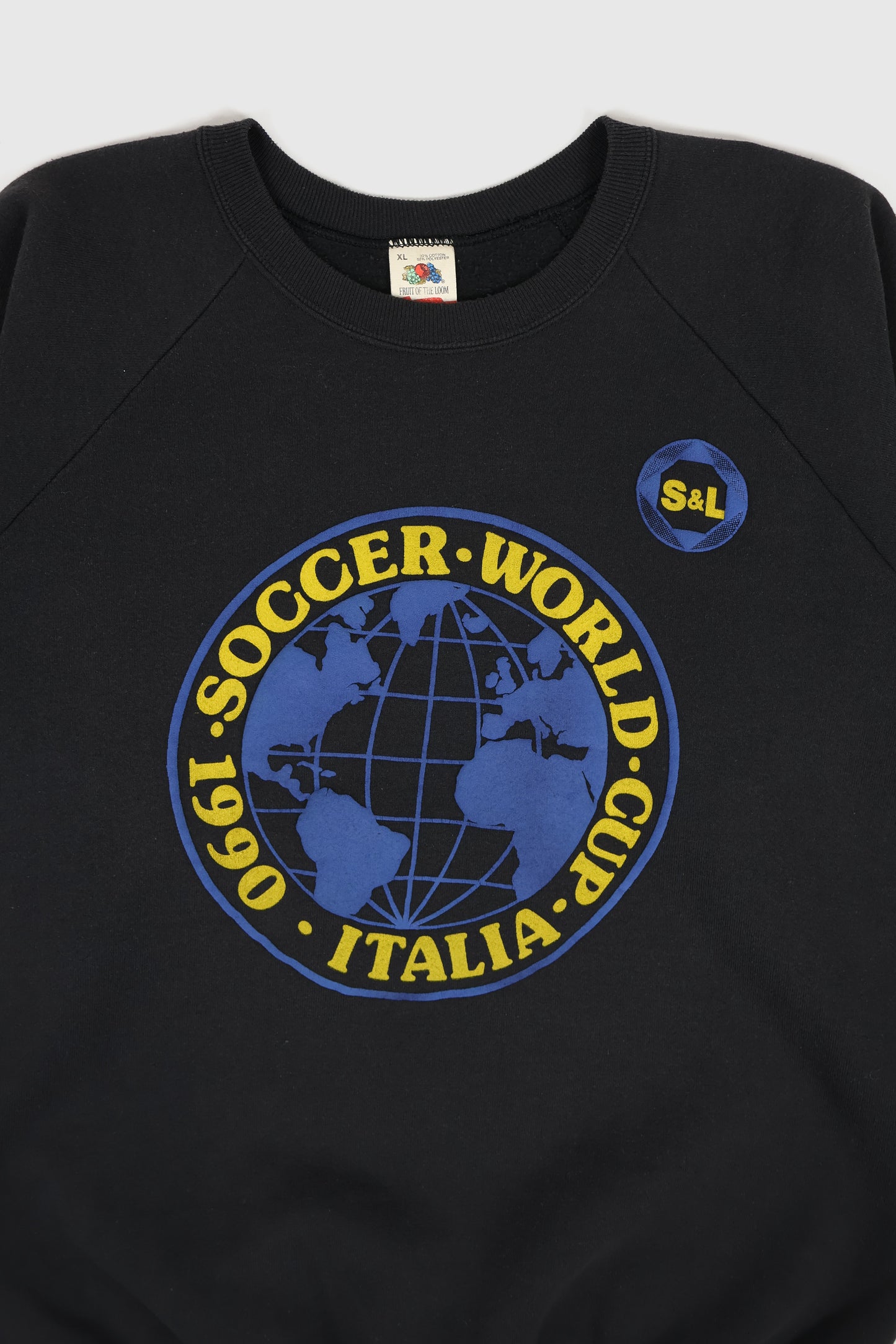 Vintage 1990 Italy World Cup Soccer Crewneck Image 2