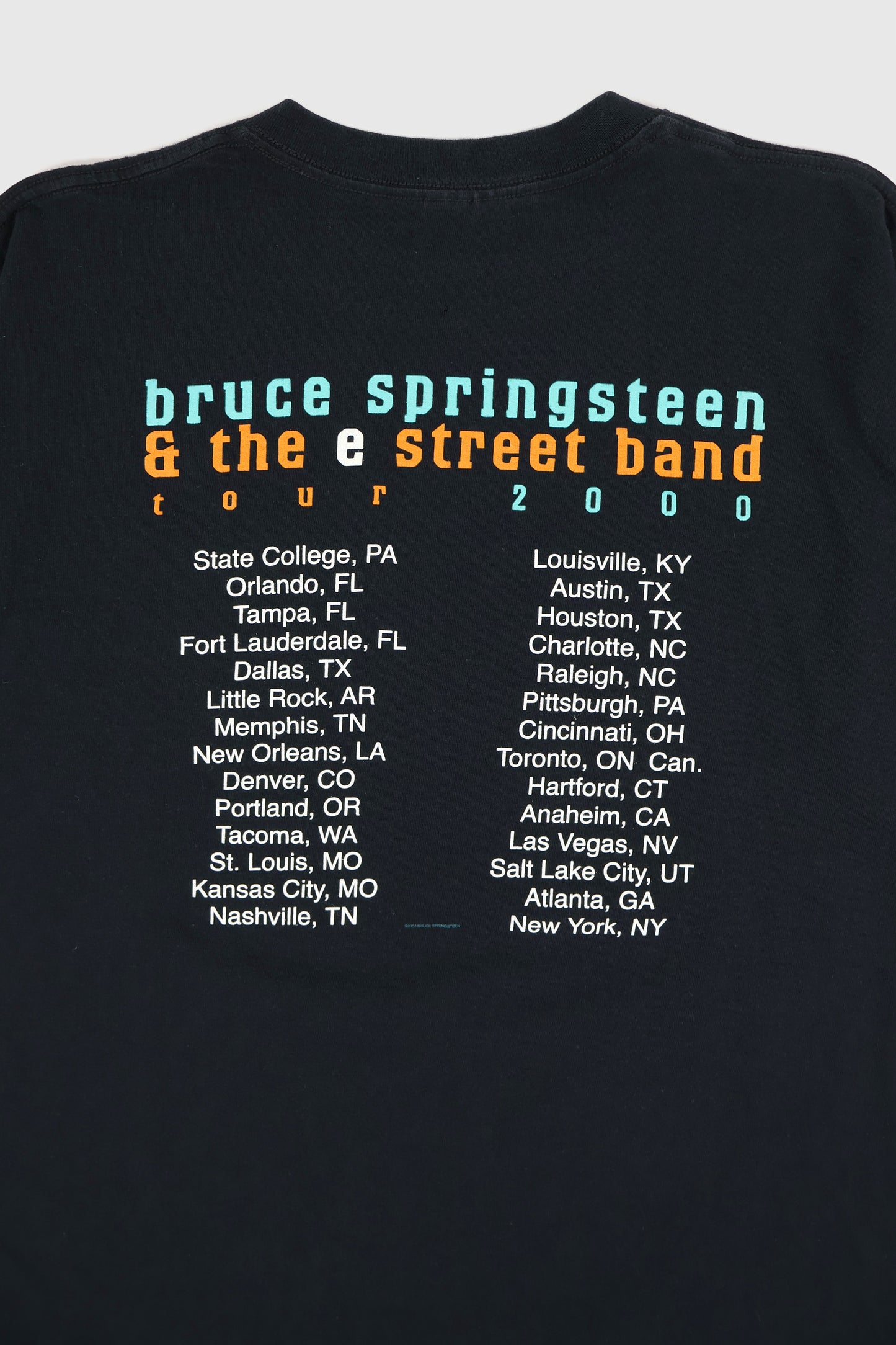 Vintage Bruce Springsteen 2000 Tour Tee Image 4