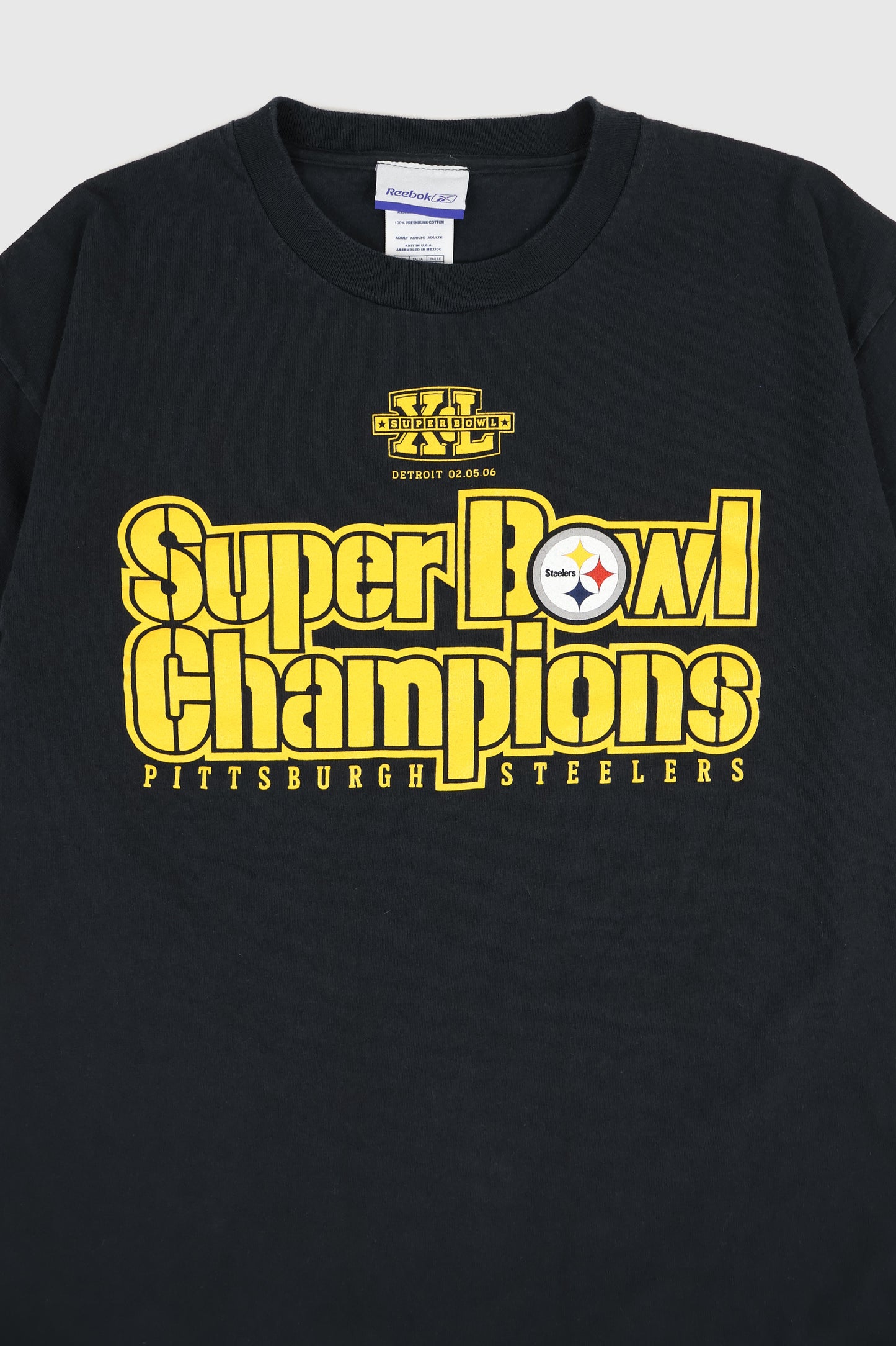 Vintage Pittsburgh Steelers Super Bowl XL Champions Tee Image 1