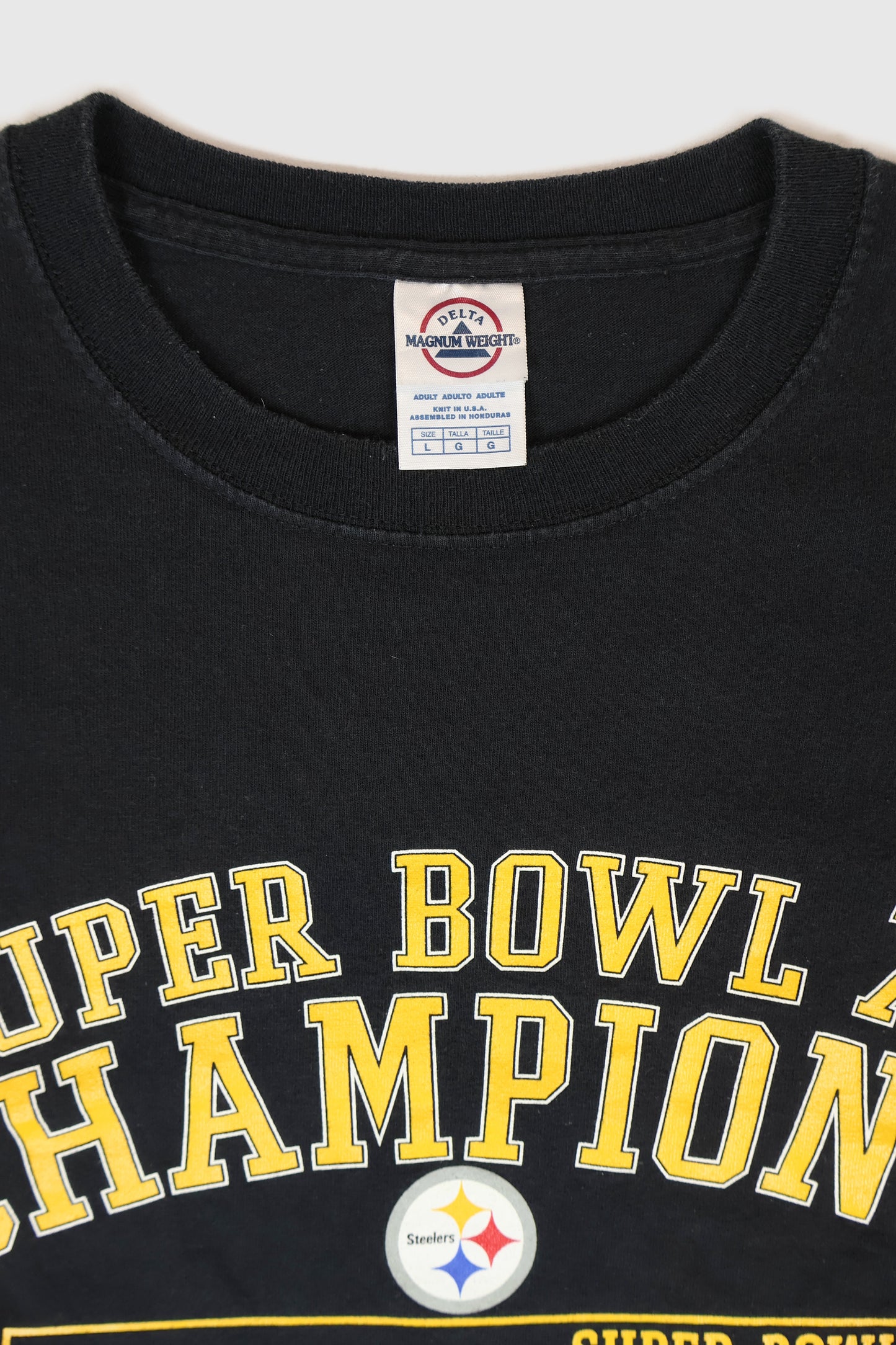 Vintage Pittsburgh Steelers Super Bowl XL Champions Tee