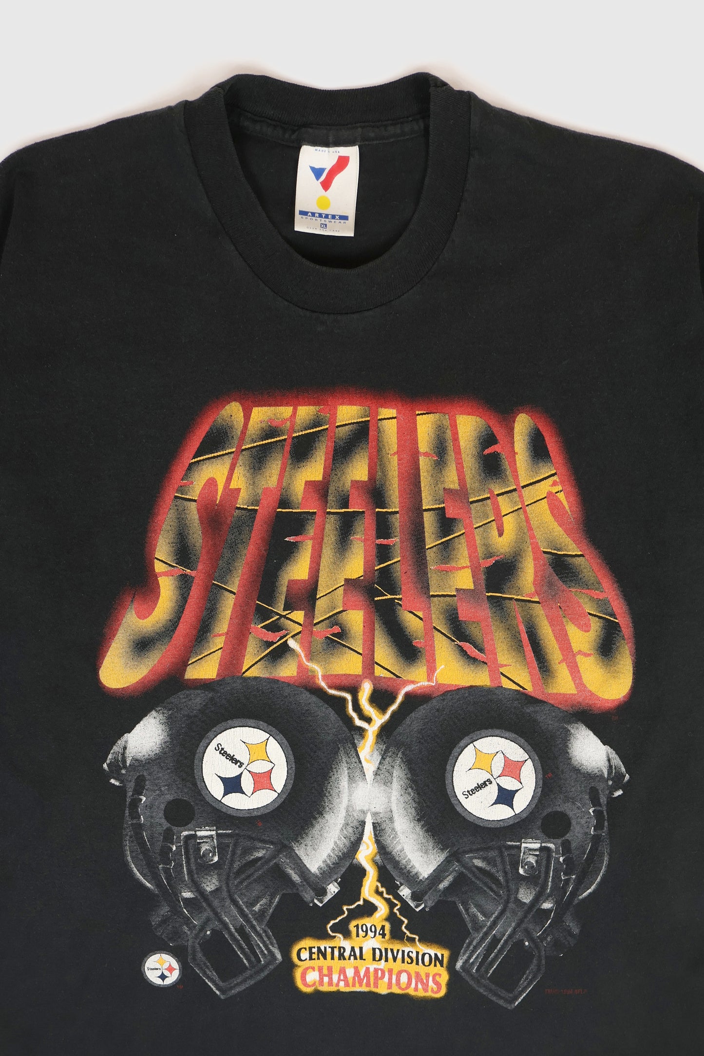 Vintage Pittsburgh Steelers 1994 Central Division Champions Tee Image 1