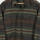 Vintage Heavyweight Striped Button-Down Shirt