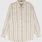 Vintage Striped Flannel Button-Down Shirt Image 0
