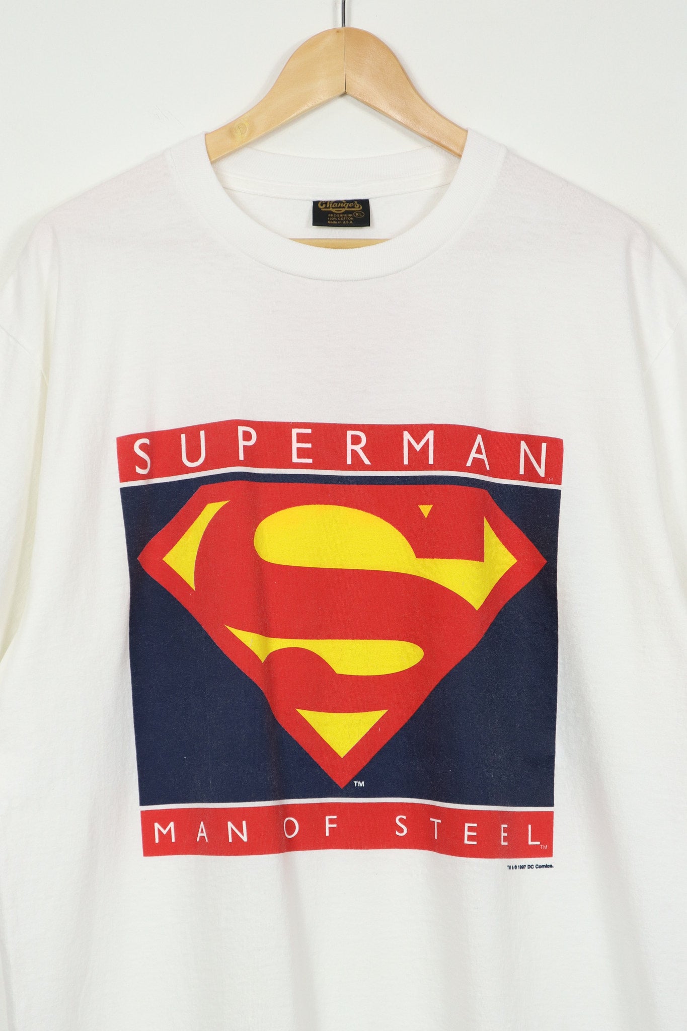 Vintage 1997 Superman Man of Steel Tee