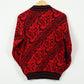 Vintage Red Pattern Sweater