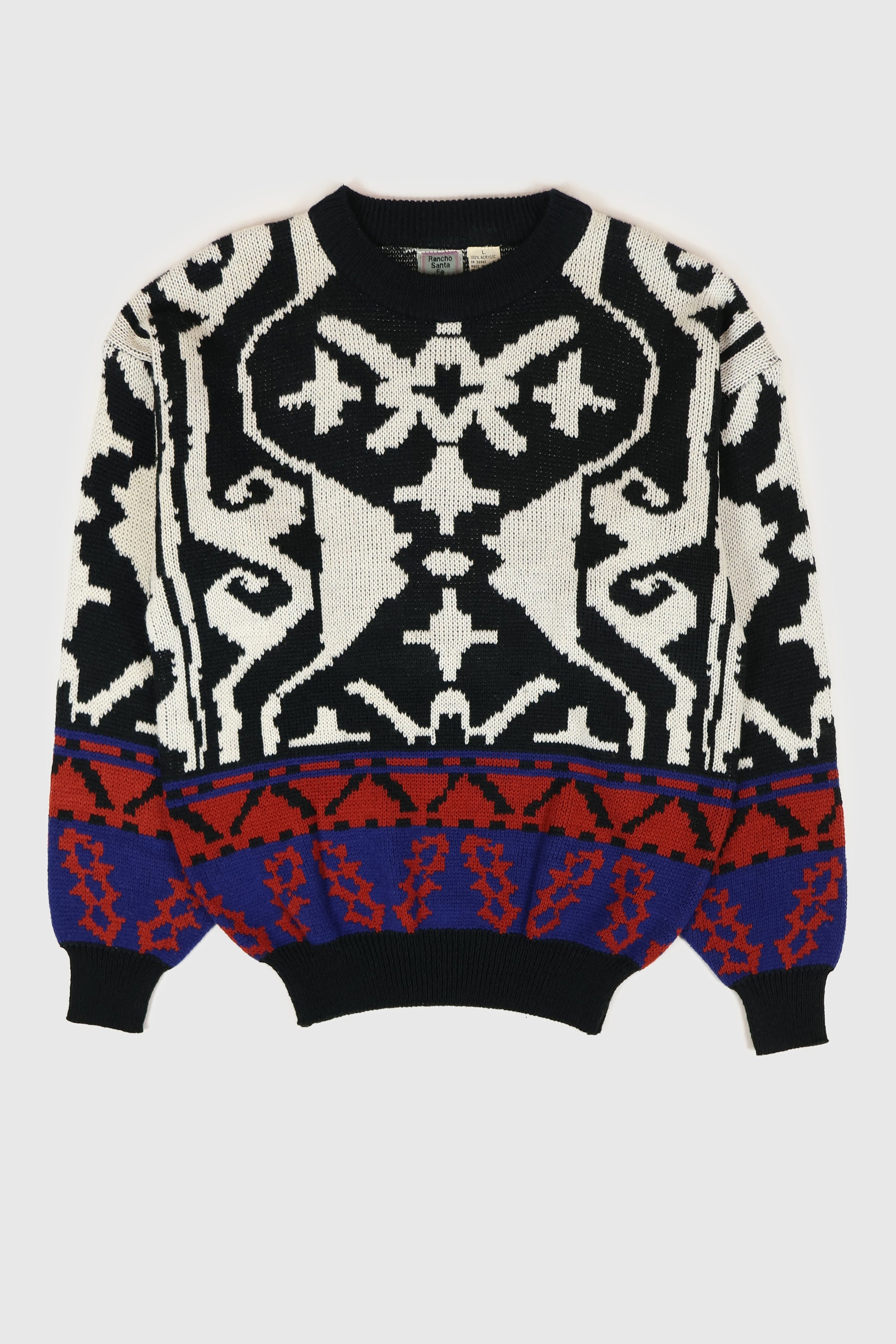 Vintage Geometric Sweater Image 0
