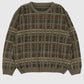 Vintage Plaid Sweater