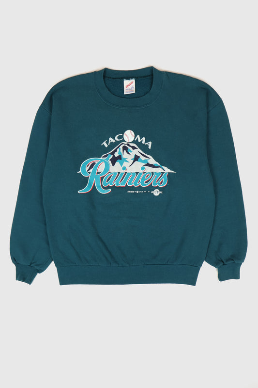 Vintage Tacoma Rainers Baseball Crewneck Image 0