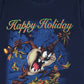 Vintage Taz Happy Holidays Tee Image 1