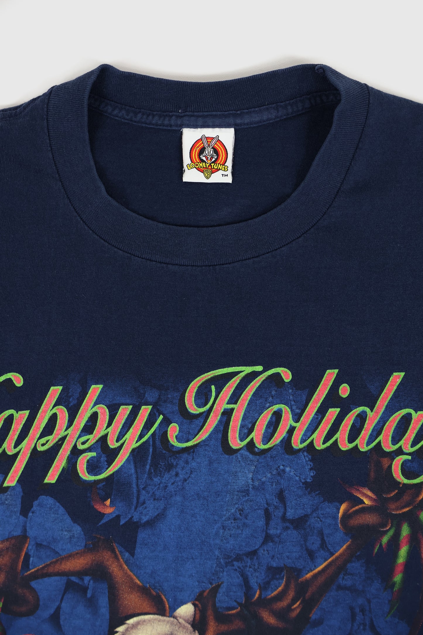 Vintage Taz Happy Holidays Tee Image 2