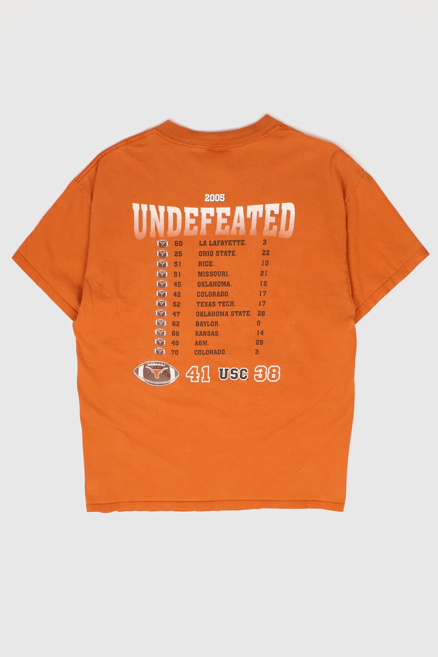 Vintage Texas Longhorns 2005 National Champions Tee Image 1