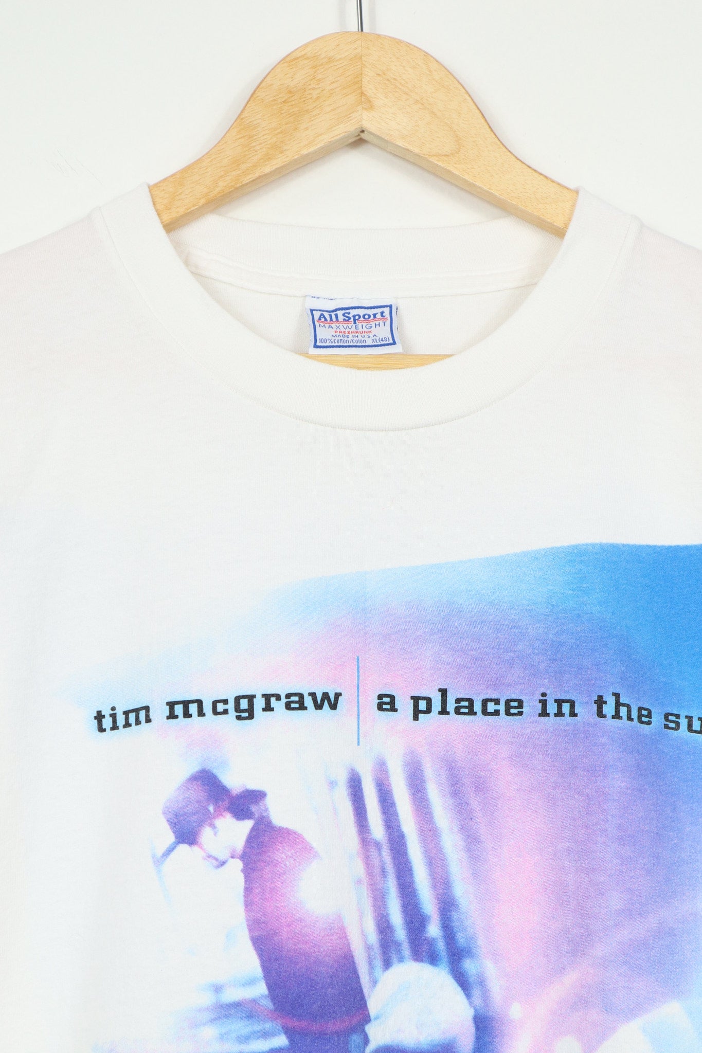 Vintage Tim McGraw A Place in the Sun 1999 Tour Tee