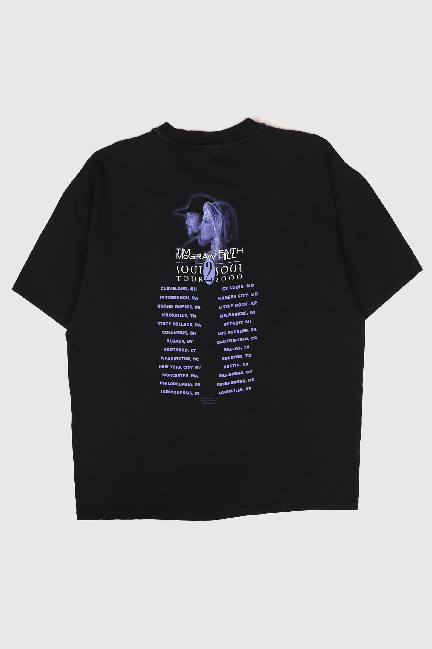 Vintage Tim Mcgraw and Faith Hill Tour Tee Image 1