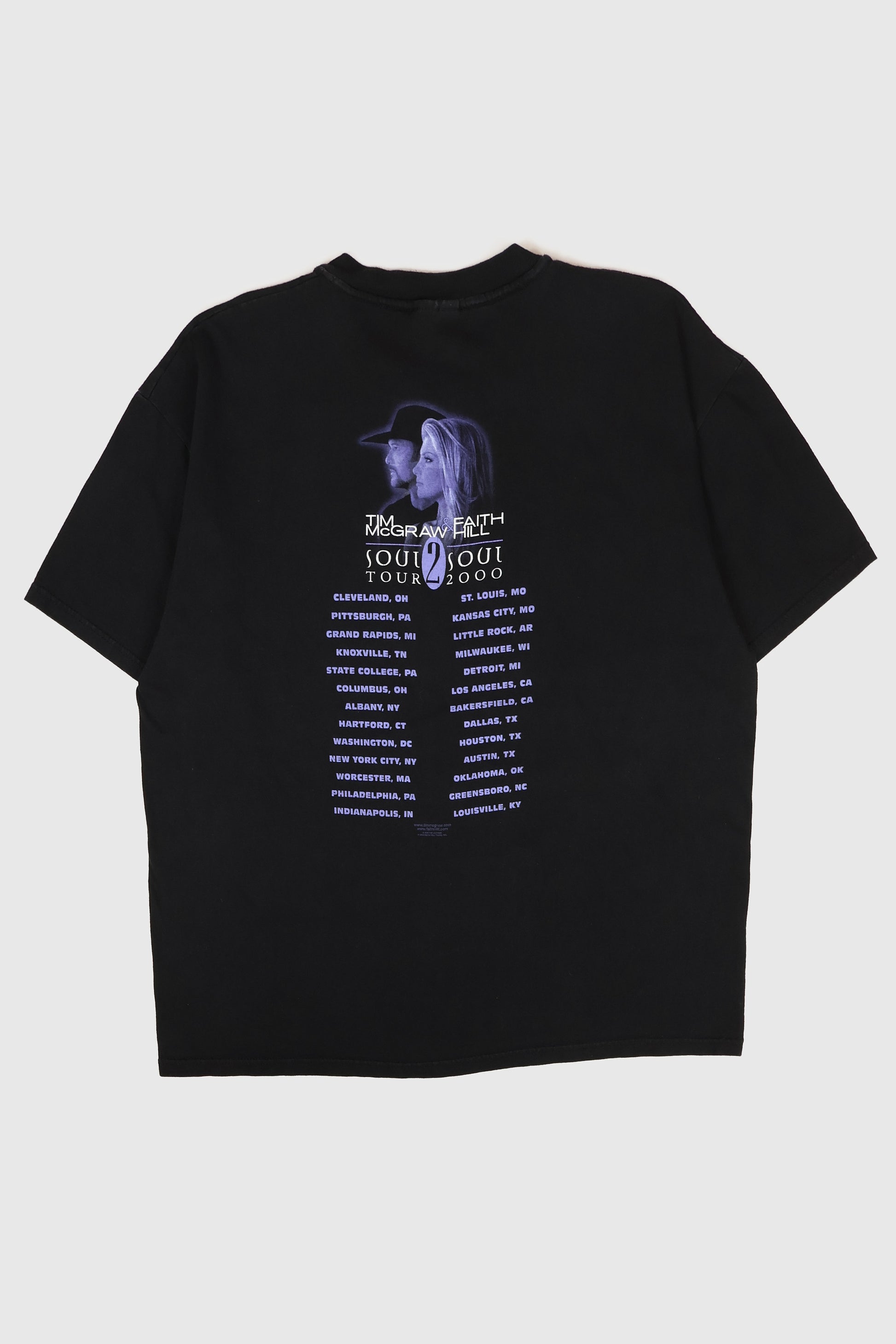 Vintage Tim Mcgraw and Faith Hill Tour Tee Image 1