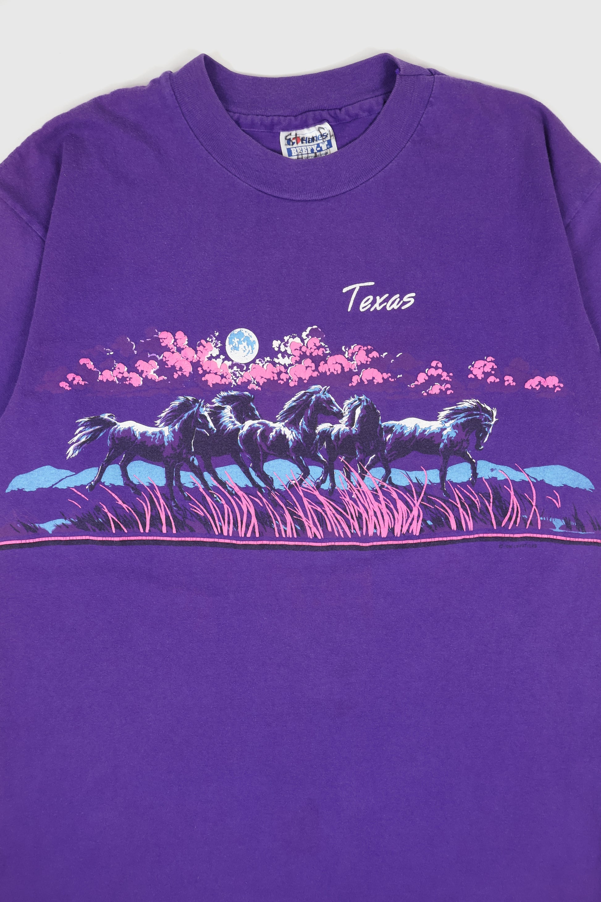 Vintage Texas Horses Tee Image 2
