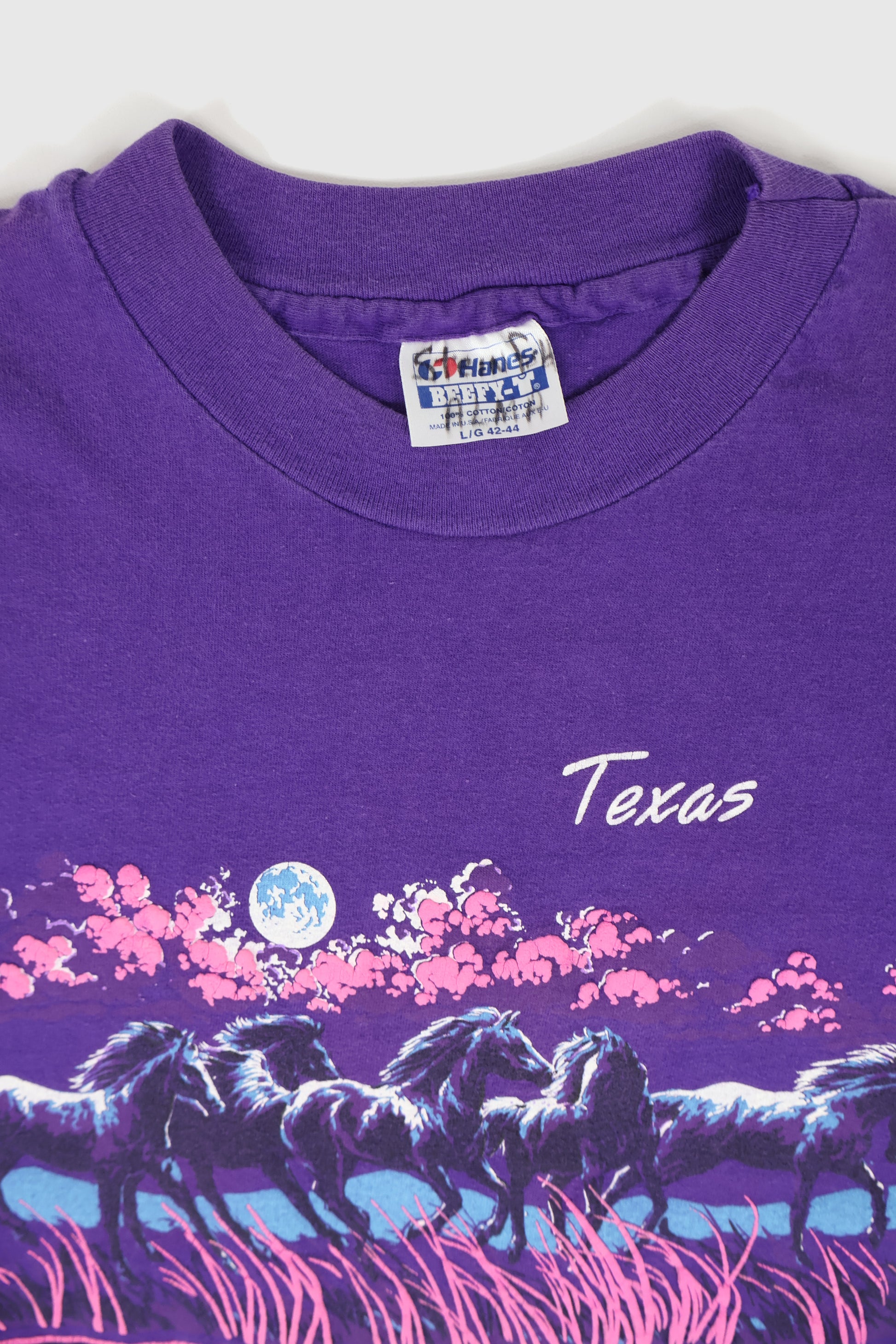 Vintage Texas Horses Tee Image 3