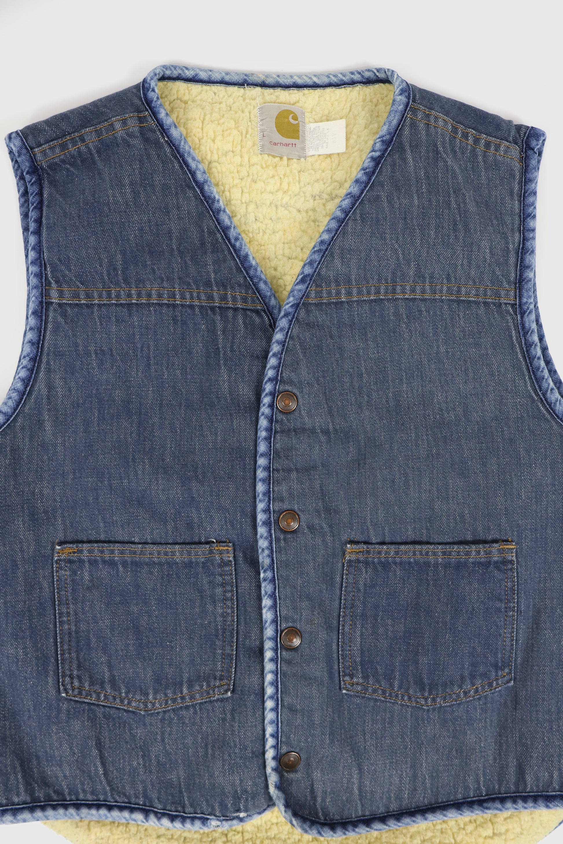 Vintage Carhartt Sherpa Lined Vest Image 1