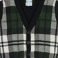 Vintage Green Plaid Sweater Vest Image 2