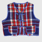 Reworked Woolen Plaid Tie Vest 17 Image 0