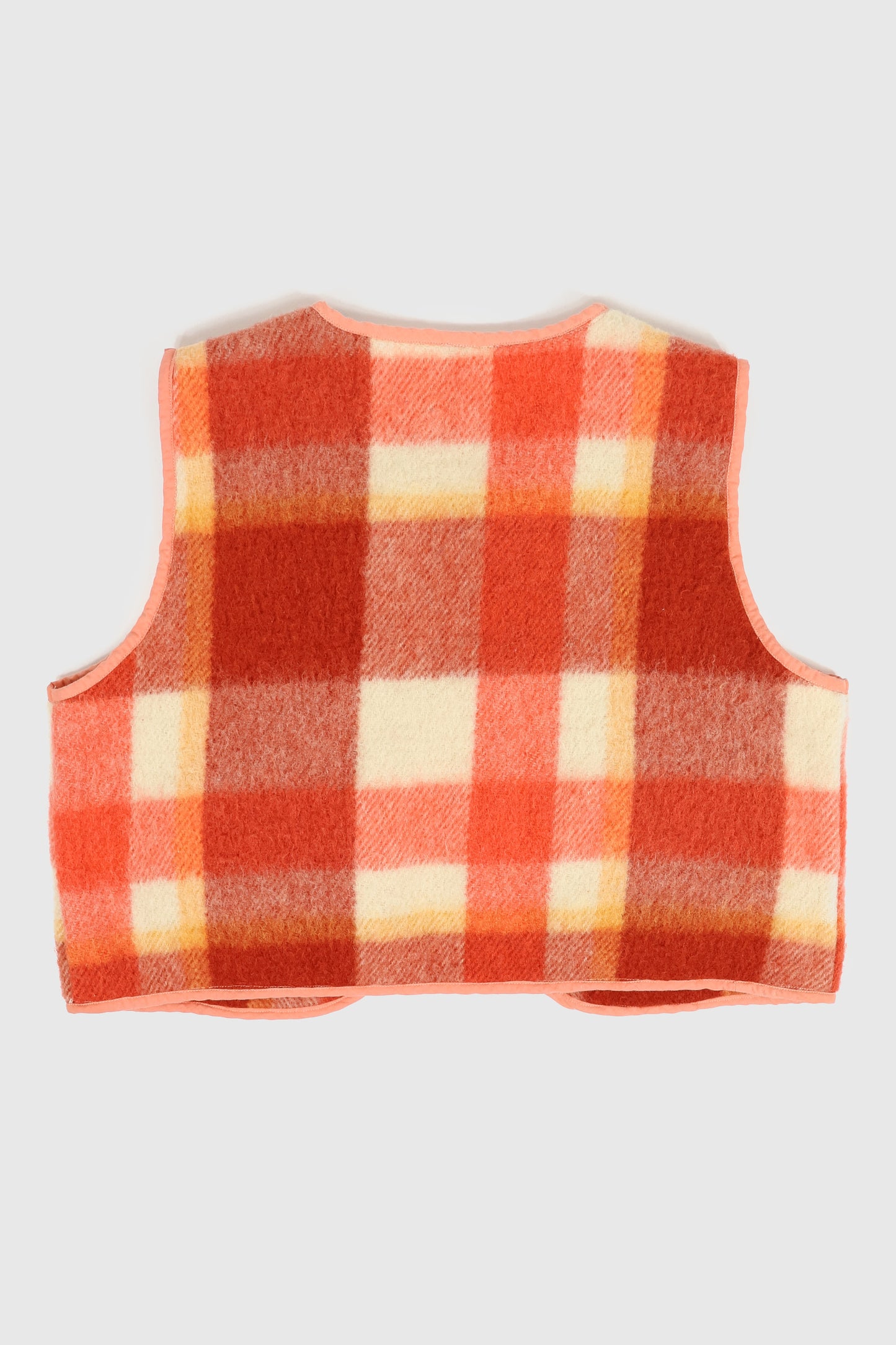 Reworked Woolen Plaid Tie Vest 18 Image 1