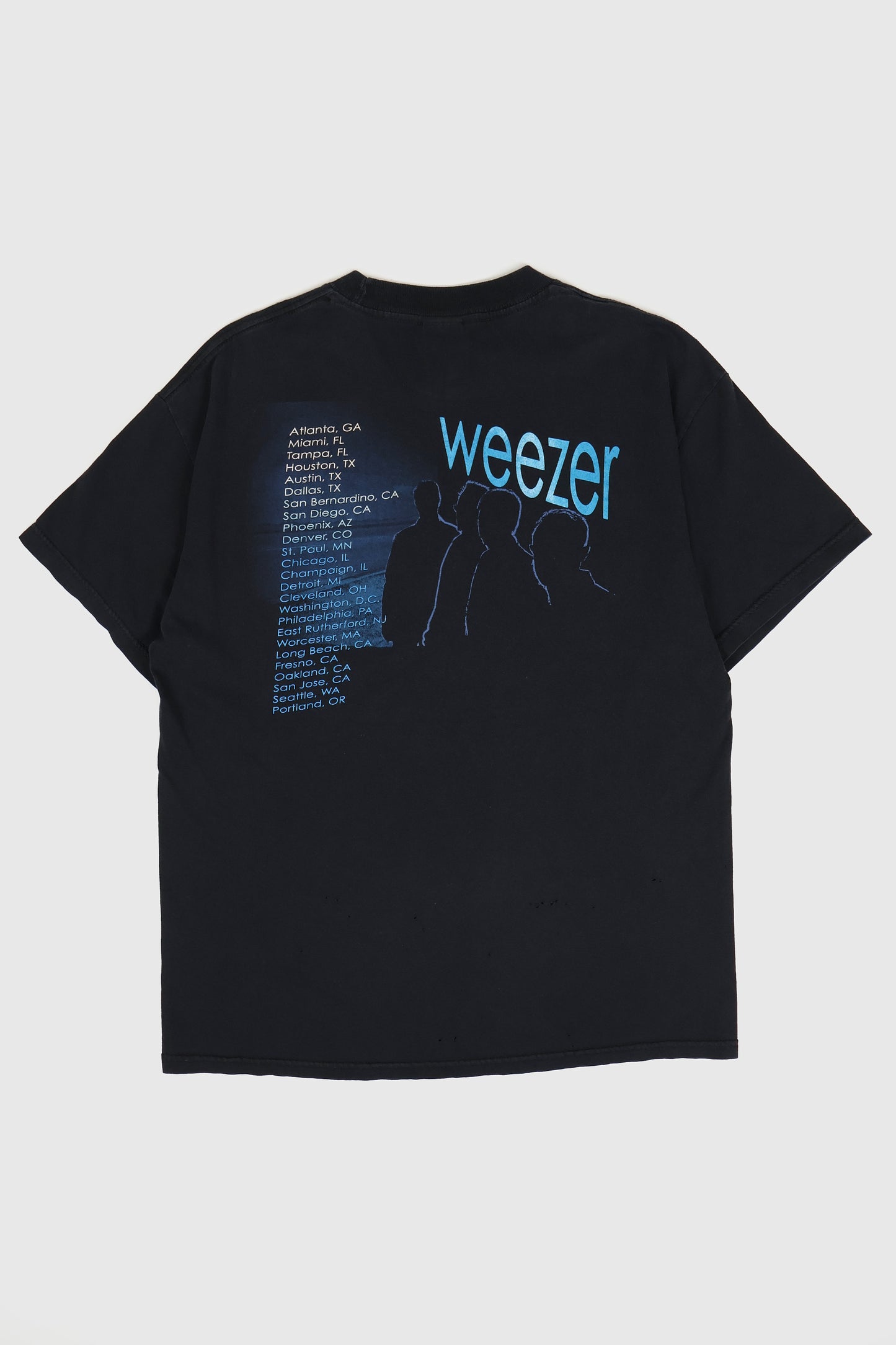 Vintage Y2K Weezer Tour Tee Image 1