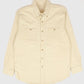 Vintage White Flannel Button-Down Shirt Image 0