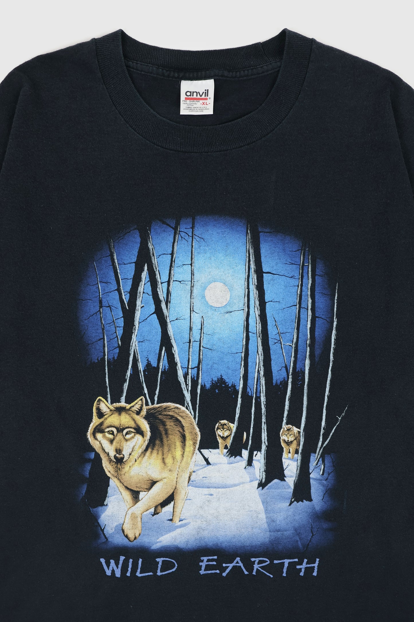 Vintage Wolf Wild Earth Tee Image 1