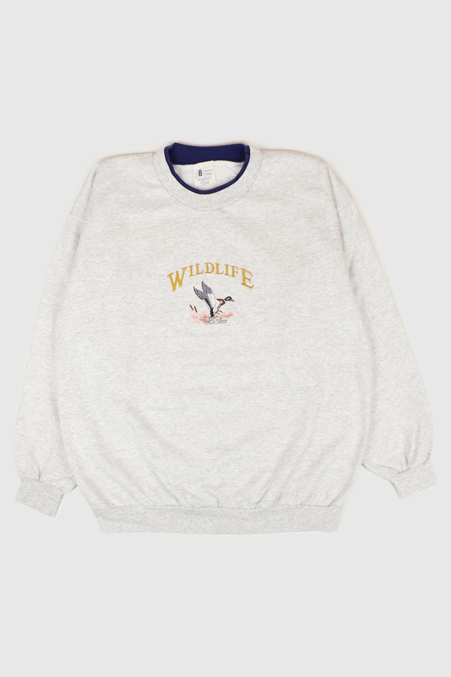 Vintage Embroidered Wildlife Crewneck Image 0