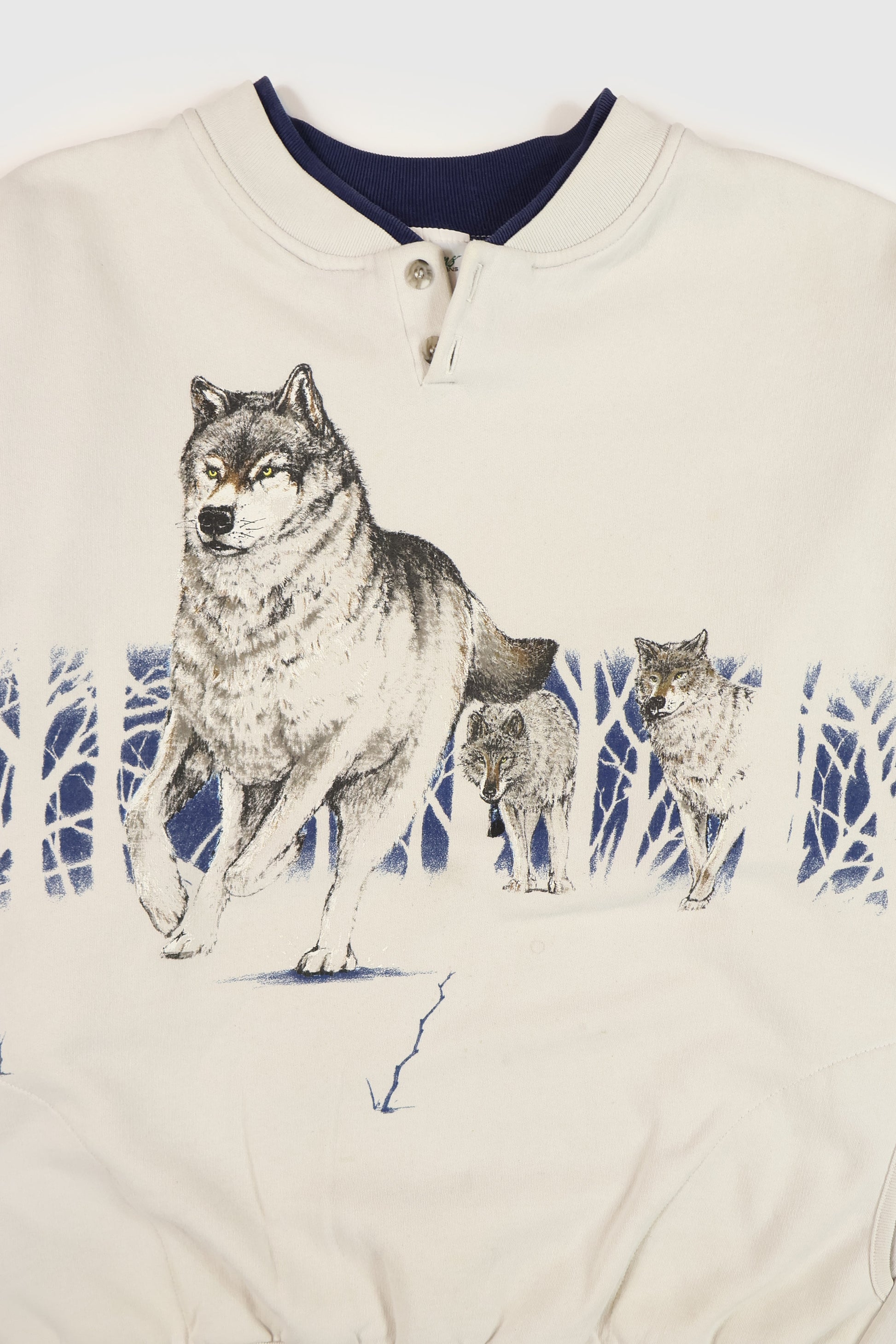 Vintage Wolf Crewneck Image 2