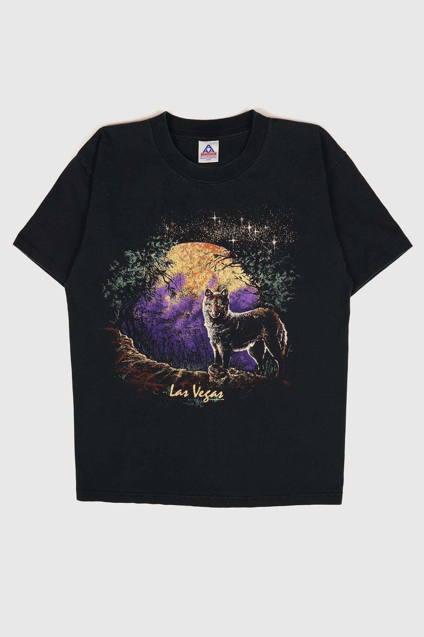 Vintage Las Vagas Wolf Tee Image 0
