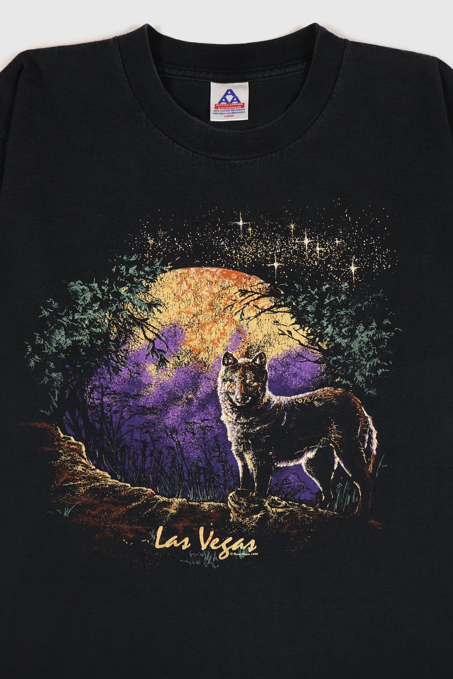 Vintage Las Vagas Wolf Tee Image 1