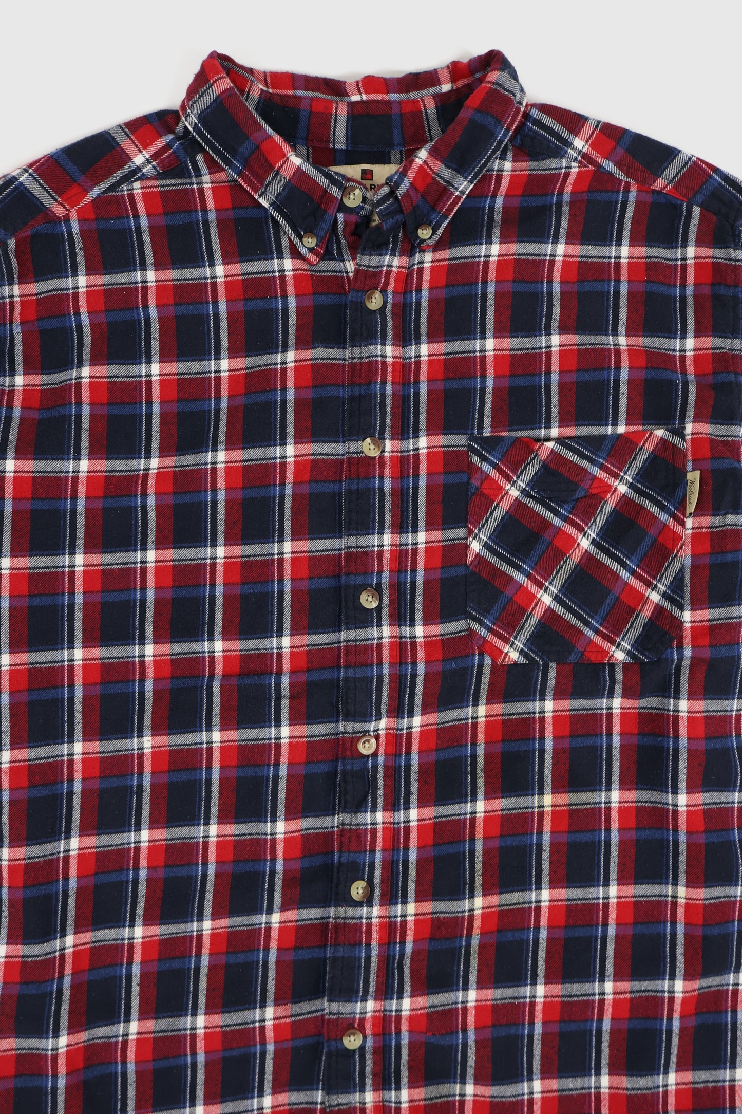 Vintage Woolrich Plaid Flannel Button-Down Shirt Image 1