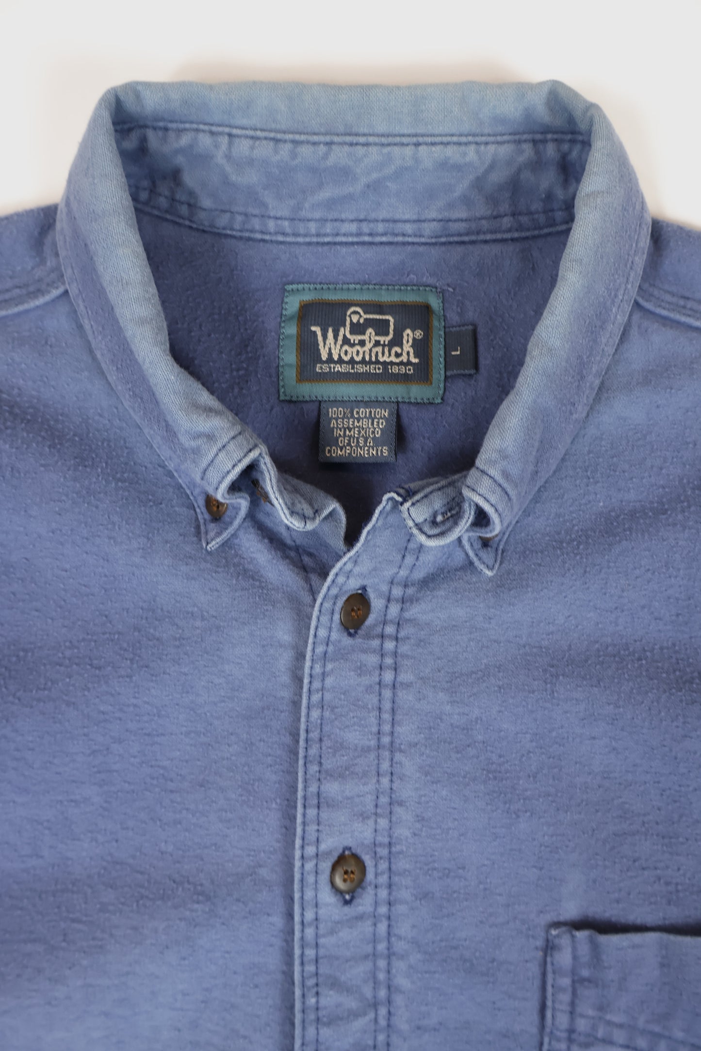 Vintage Woolrich Flannel Button-Down Shirt Image 2