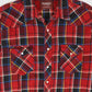 Vintage Wrangler Flannel Snap-Button Shirt Image 1