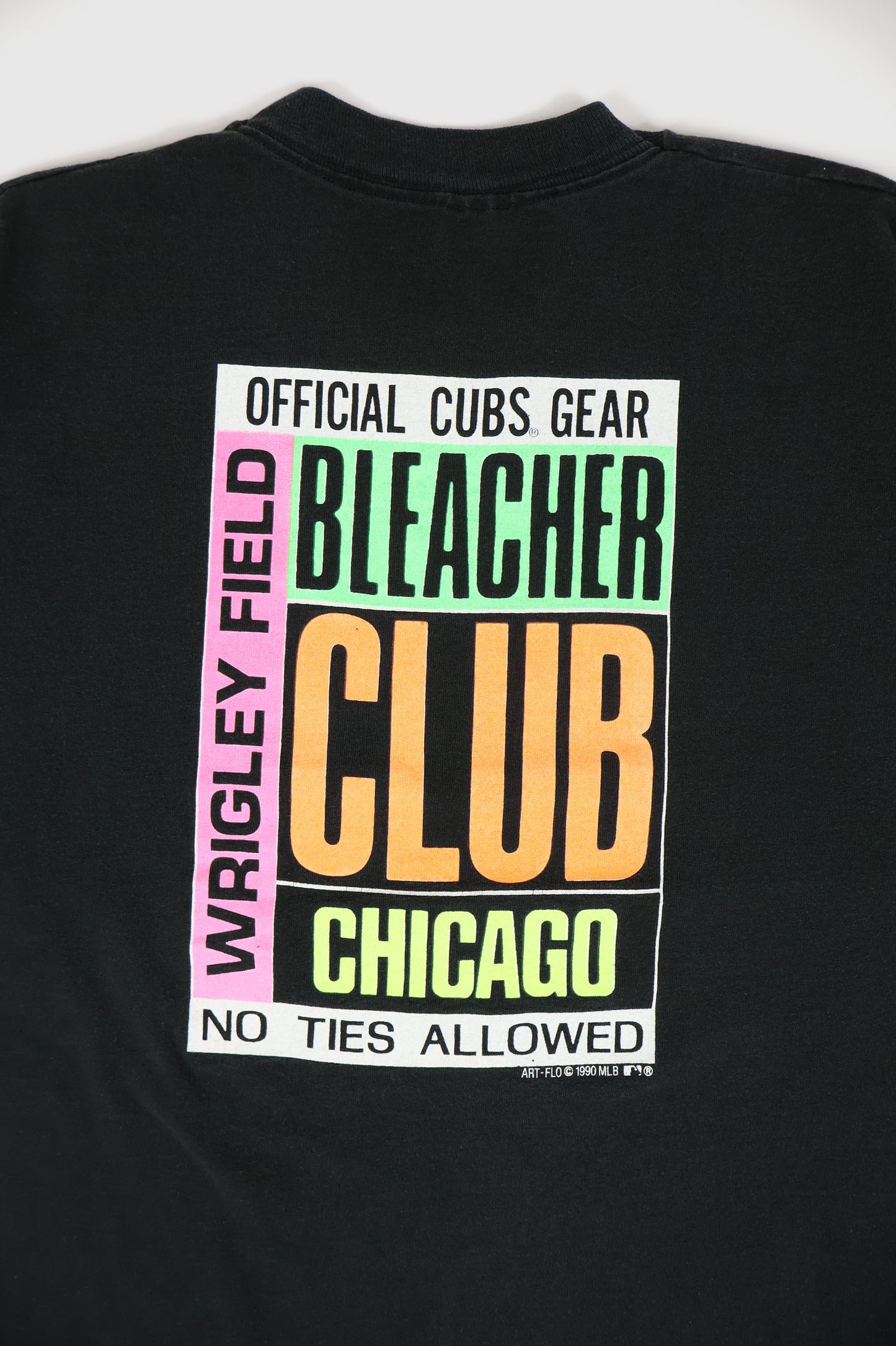Vintage Wrigley Field Bleacher Club Tee Image 4