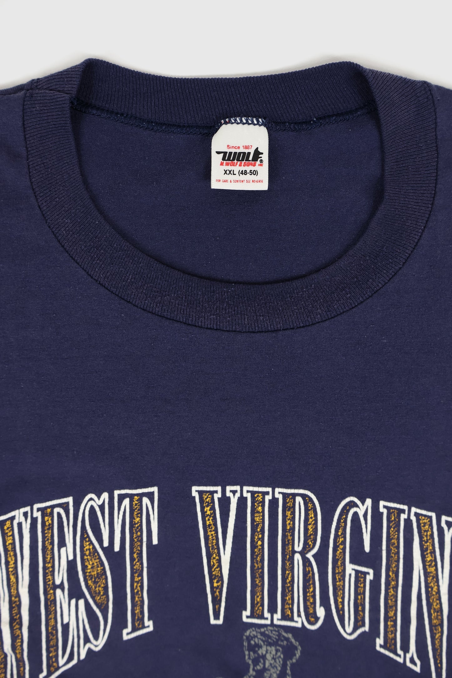Vintage West Virginia University Tee Image 2