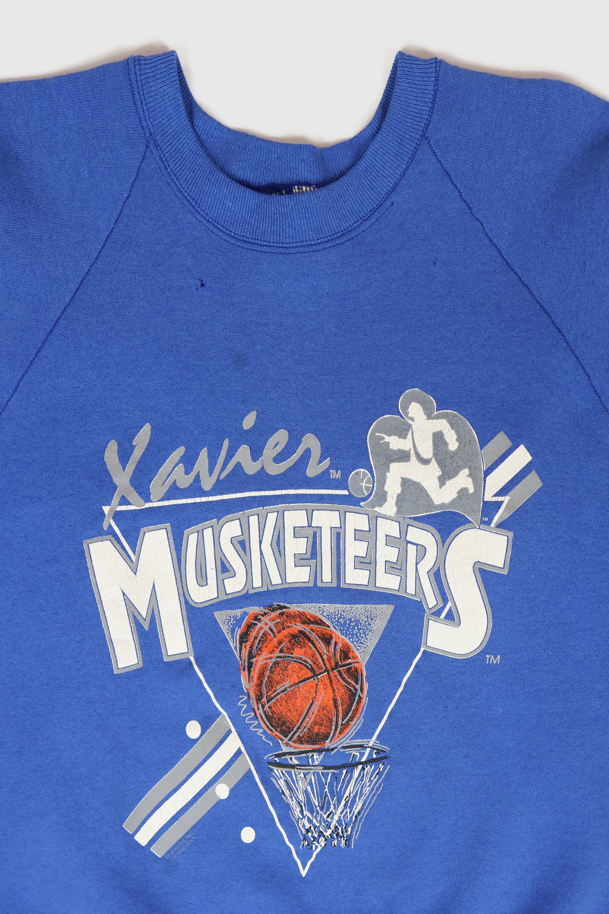 Vintage Xavier Musketeers Basketball Crewneck Image 1
