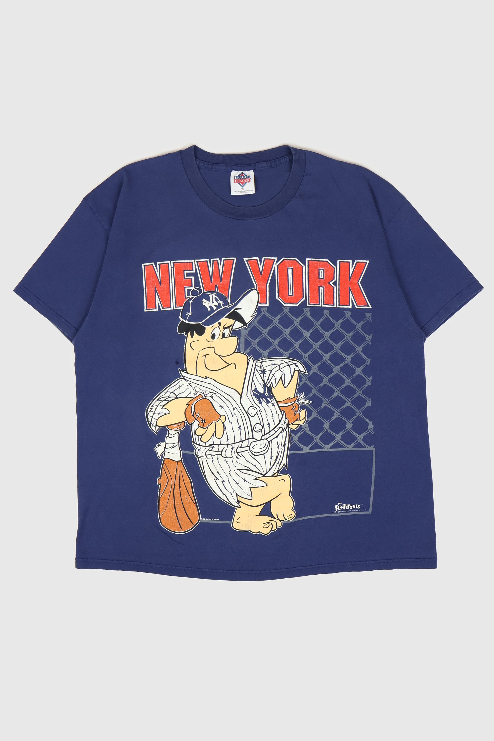 Vintage Fred Flintstones New York Yankees Tee Image 0
