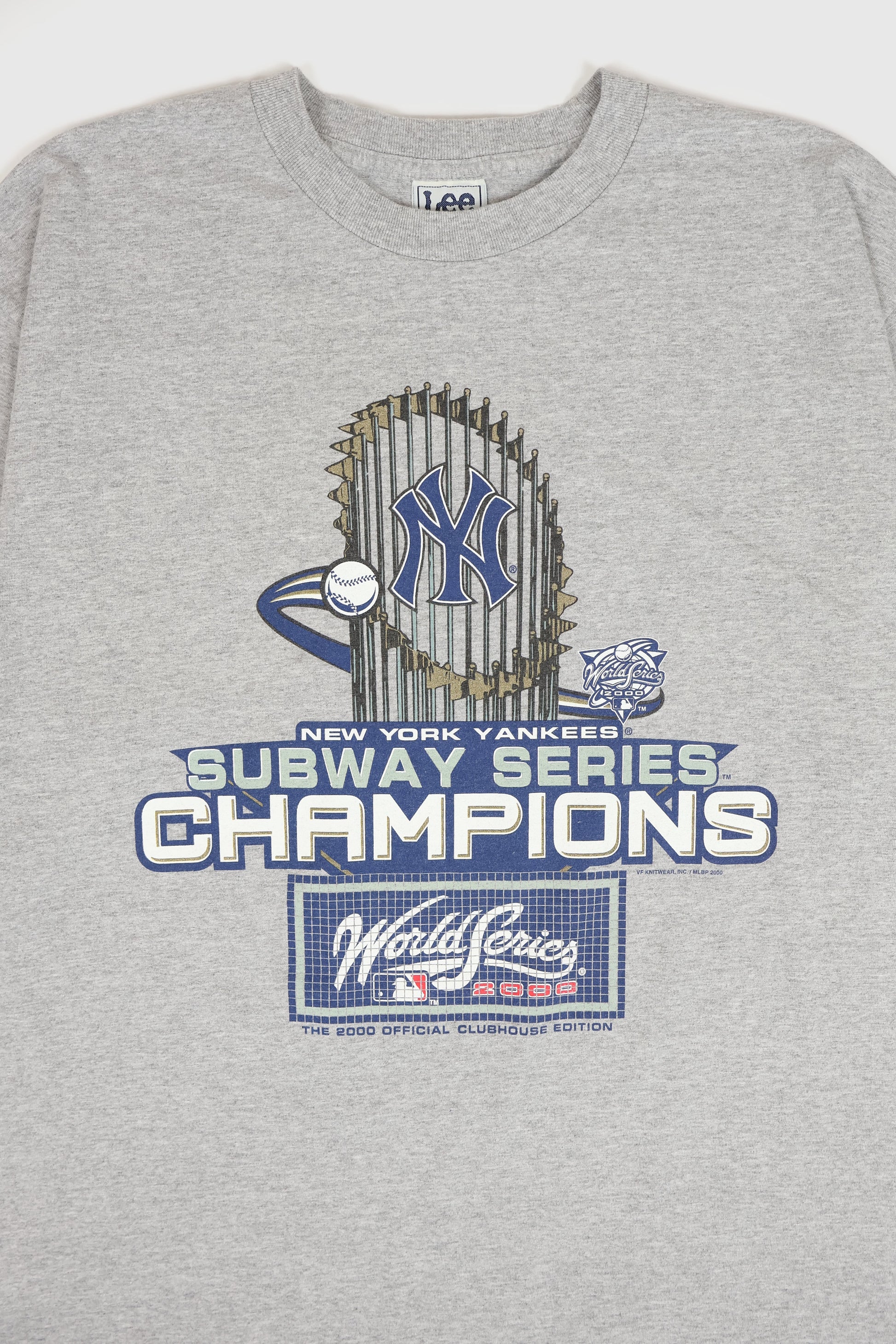 Vintage New York Yankees 2000 Subway Series Champions Tee Image 1
